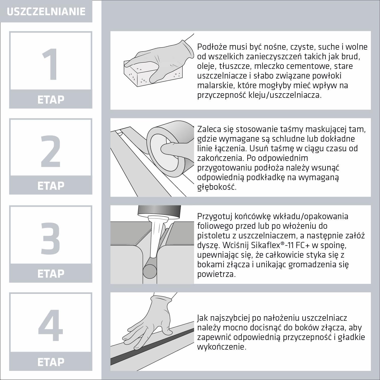 SIKA - Klej uszczelniacz - Sikaflex-11FC Purform - Brązowy - 300ml | Uniwersalny klej i uszczelniacz - Do wnętrz i na zewnątrz - Przyczepność do wielu podłoży
