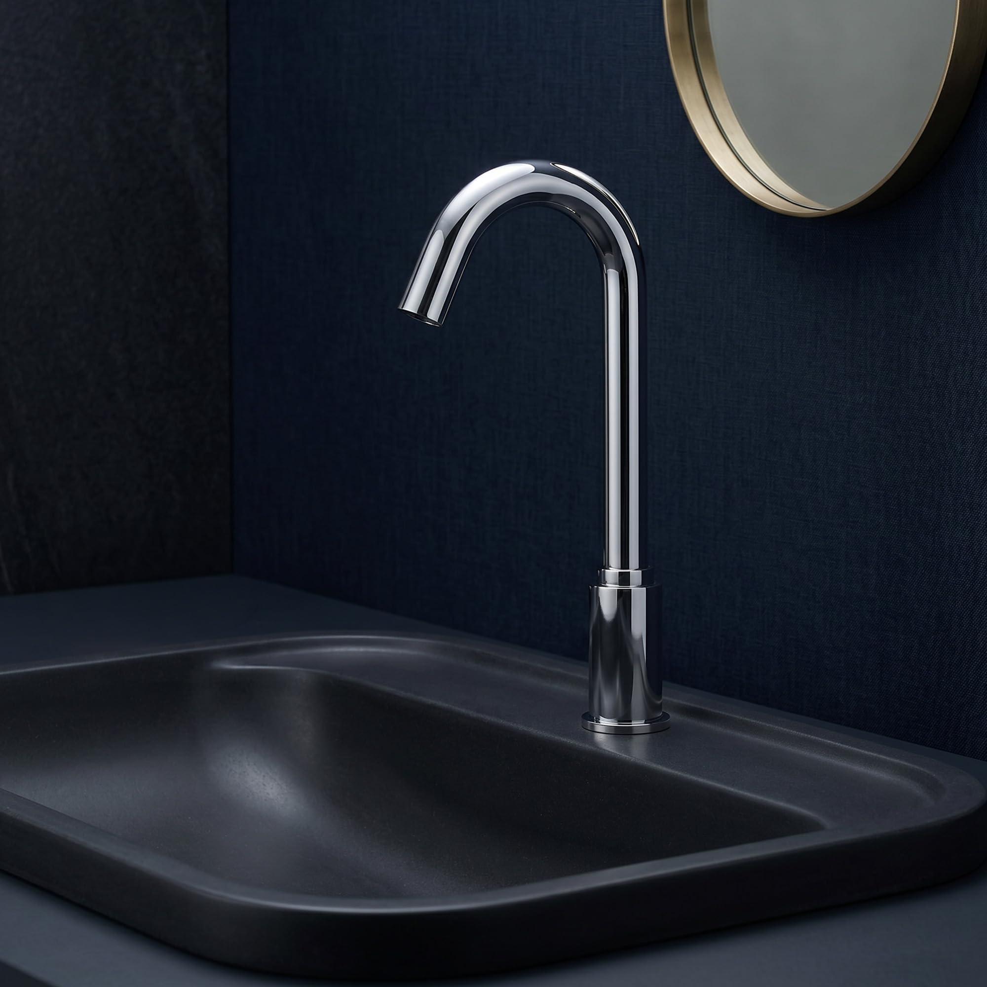 Hindware Touch Free Sensor Pillar Tap F240009CP for Bathroom | Made of Brass | Infra Red Sensor | Water Saving | Flora Tall Body Sensible Range | 12-Year Manufacturer Warranty-image-8