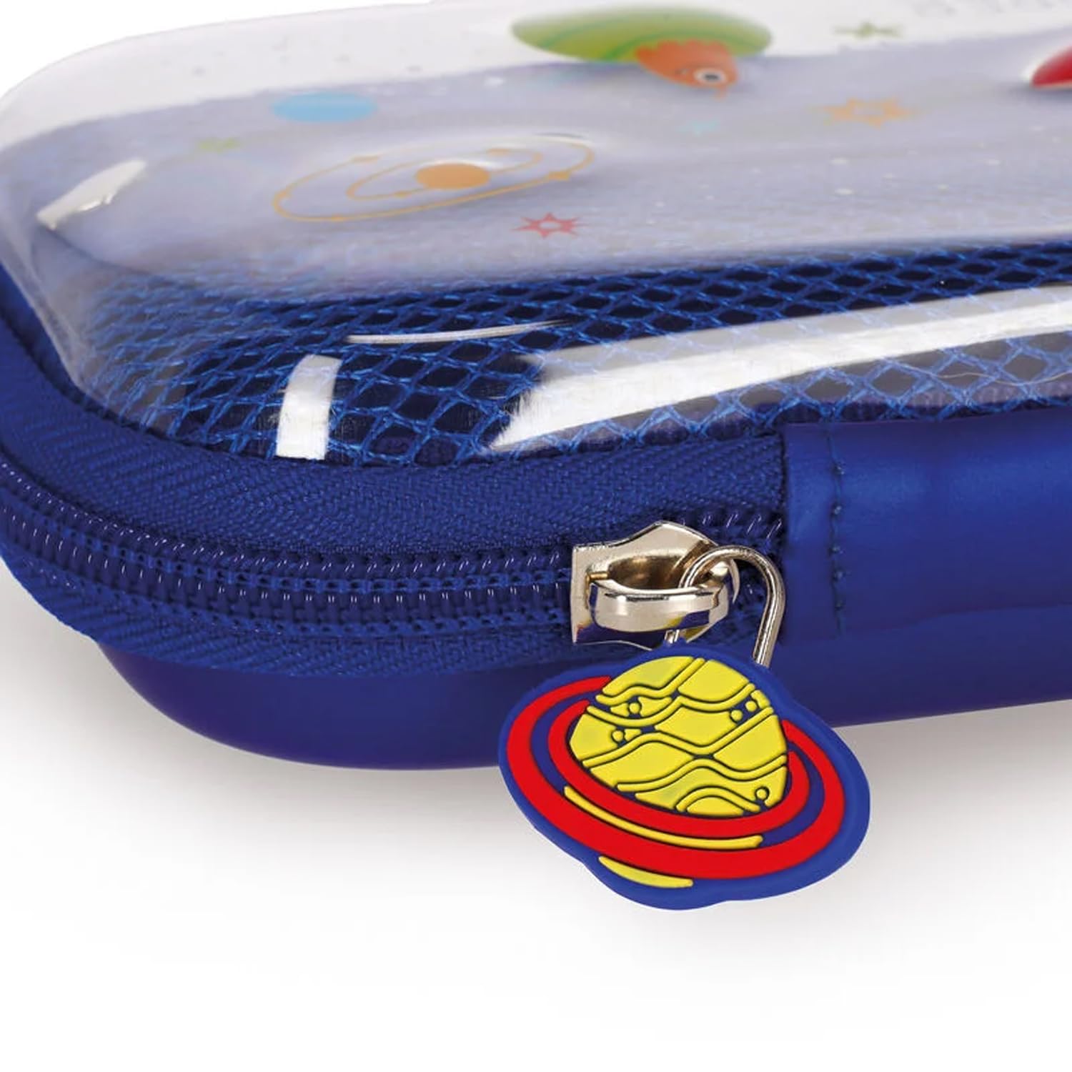 LEGAMI WonderWow Pencil Case & Erasable Pen | Set of 5 Cute Animal Pens with Thermosensitive Ink + 2-Compartment Pencil Case | Back to School Supplies for Girls, Boys, Kids# (Space) - Image 4