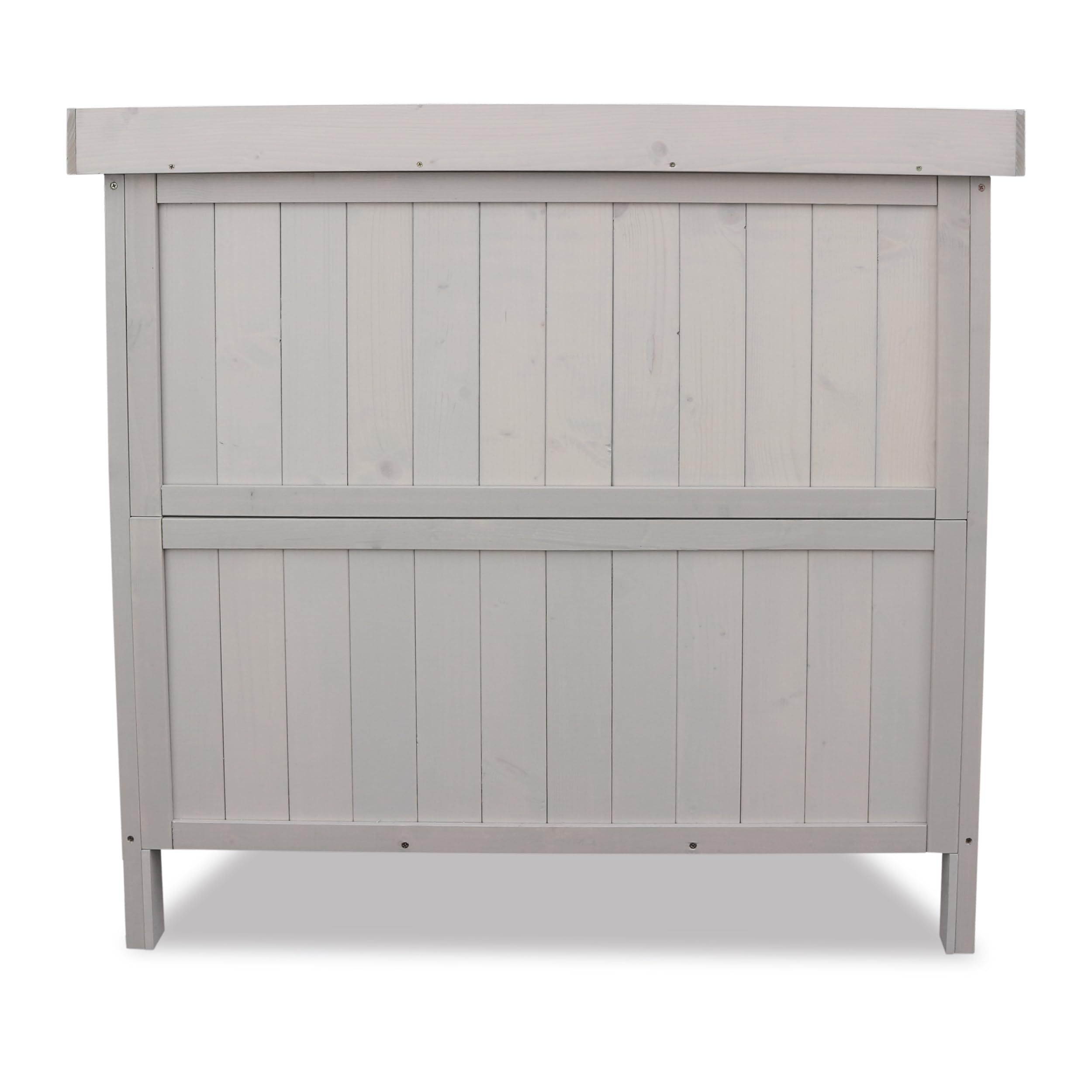 HABAU Gartenschrank Lino mit integriertem Pflanztisch wetterfest lasiert Holz 98 x 48 x 95 cm