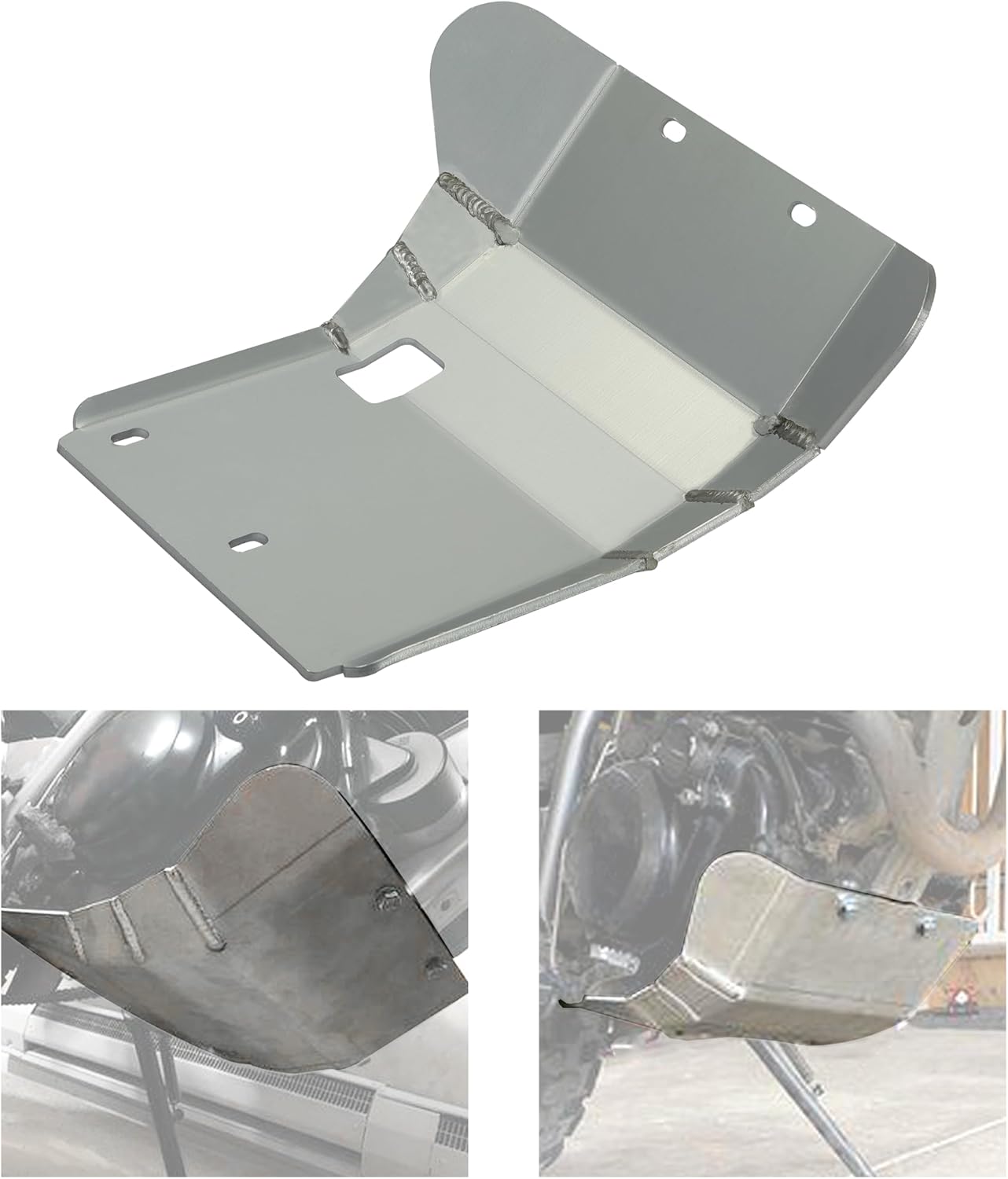 KUAFU Skid Plate Compatible with Yamaha TW200 Models 1987-2024 Aluminum