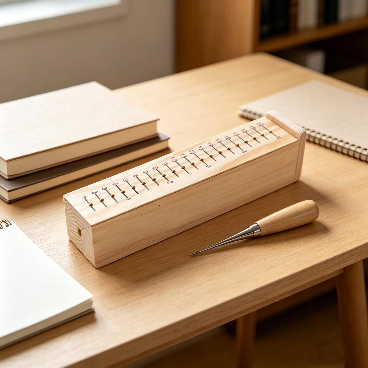 Wood Bookbinding Punching Cradle with Smooth Burr Free Surface