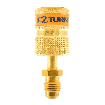 Uniweld Anti-Blowback Hose Adaptor,13/16"L,Brass EZABM