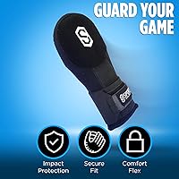 Vista 3 de Sports Unlimited Guante deslizante de béisbol para jóvenes/adultos, mano derecha o izquierda para béisbol y sóftbol