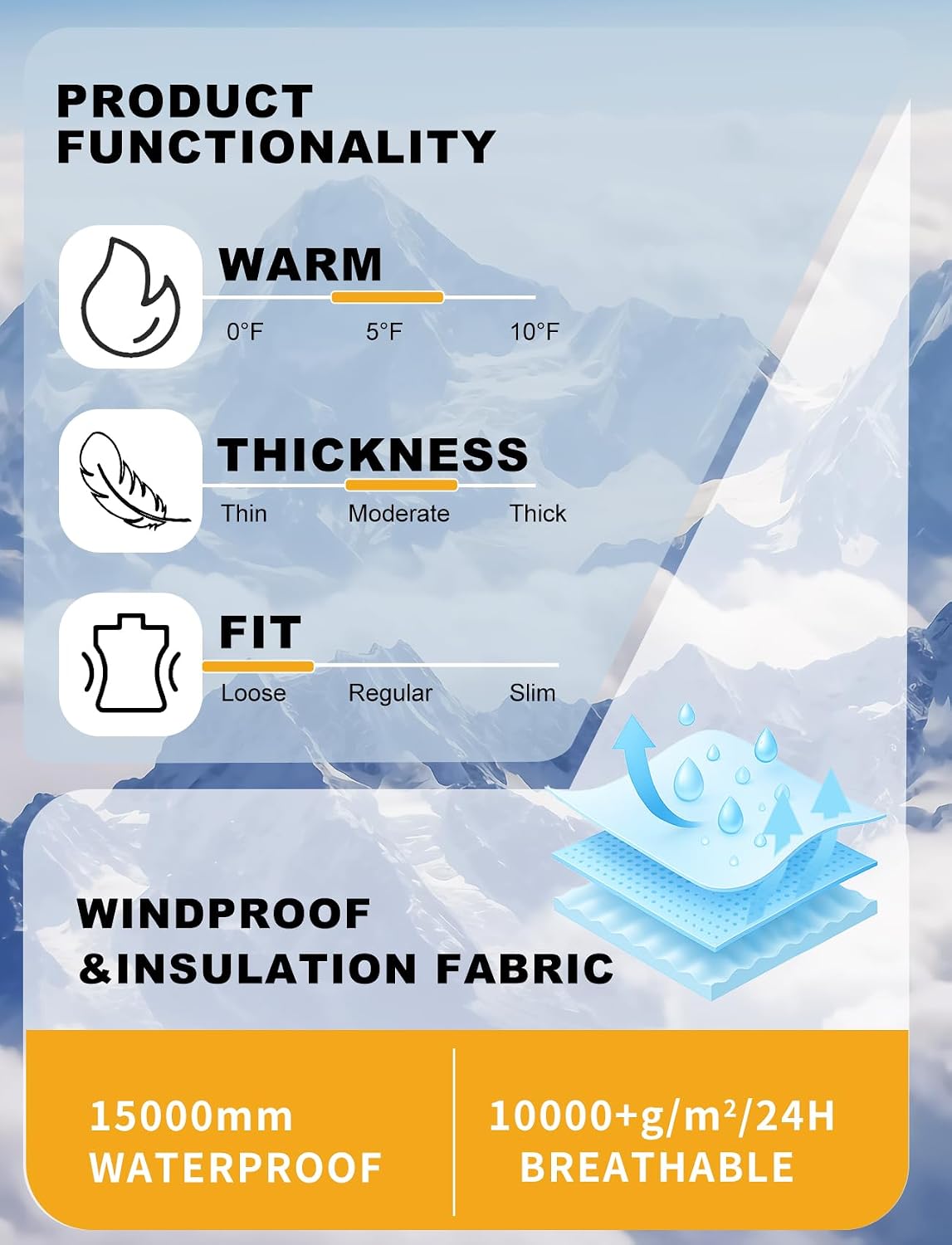 GSOU SNOW Womens Mens Snowboard Pants Baggy Snow Ski Pants for Snowsports