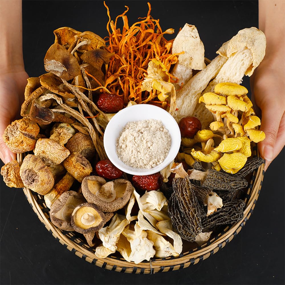SIJIYUNLI-Bazhen Mushroom Soup Bun 91.5g/3.22oz Soup bag, noodles and rice partner，The deliciousness of mountains and forests
