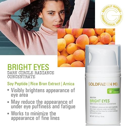 Miniatura 3 de Bright Eyes Dark Circle Concentrate Crema de ojos iluminadora con péptido de soja extracto de salvado de arroz y árnica puede reducir la oscuridad