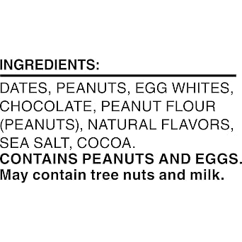 RXBAR Protein Bars, 12g Protein, Gluten Free Snacks, Peanut Butter Chocolate (6 Boxes, 30 Bars)