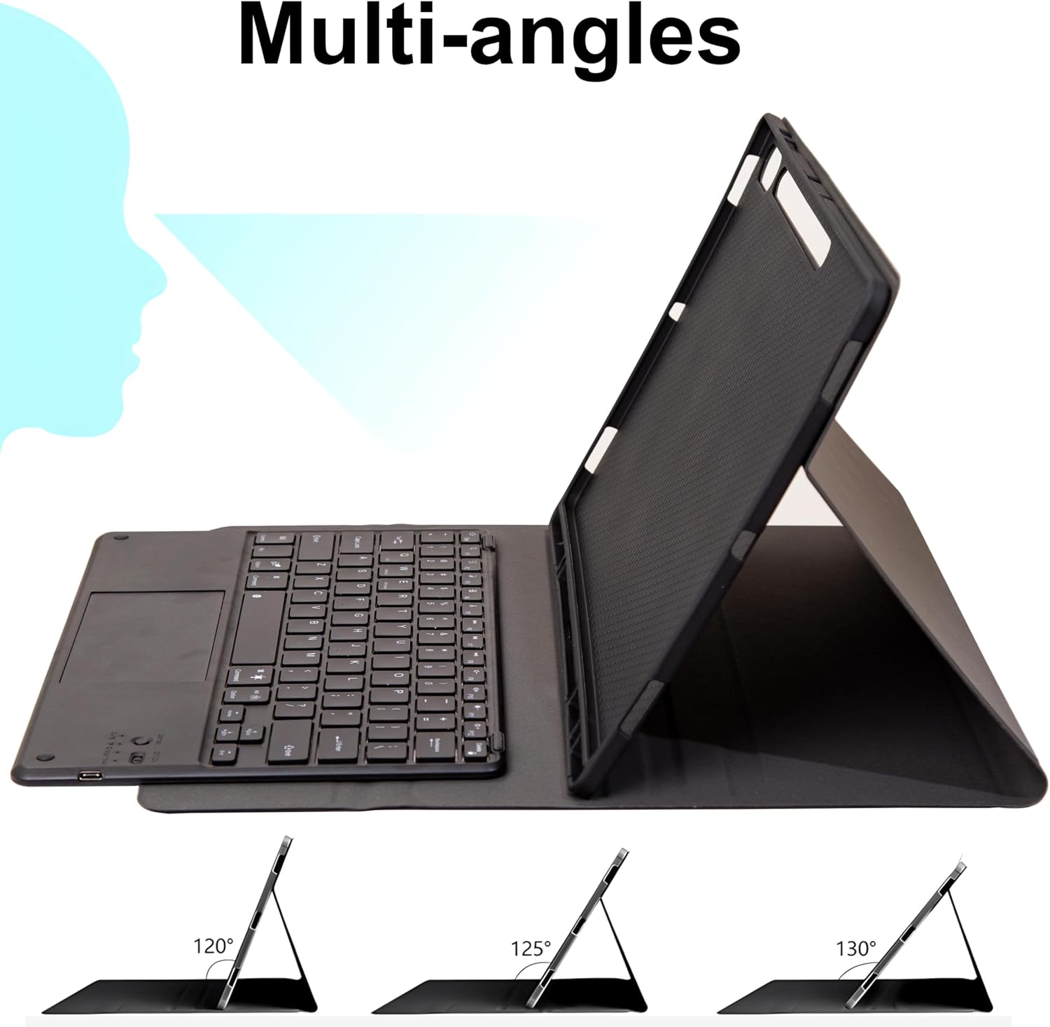 Keyboard Case for Samsung Galaxy Tab S9 Ultra 14.6 Inch 2023, Backlit Magnetically Detachable Bluetooth Keyboard with Touchopad, (SM-X910/SM-X916B/SM-X918U)