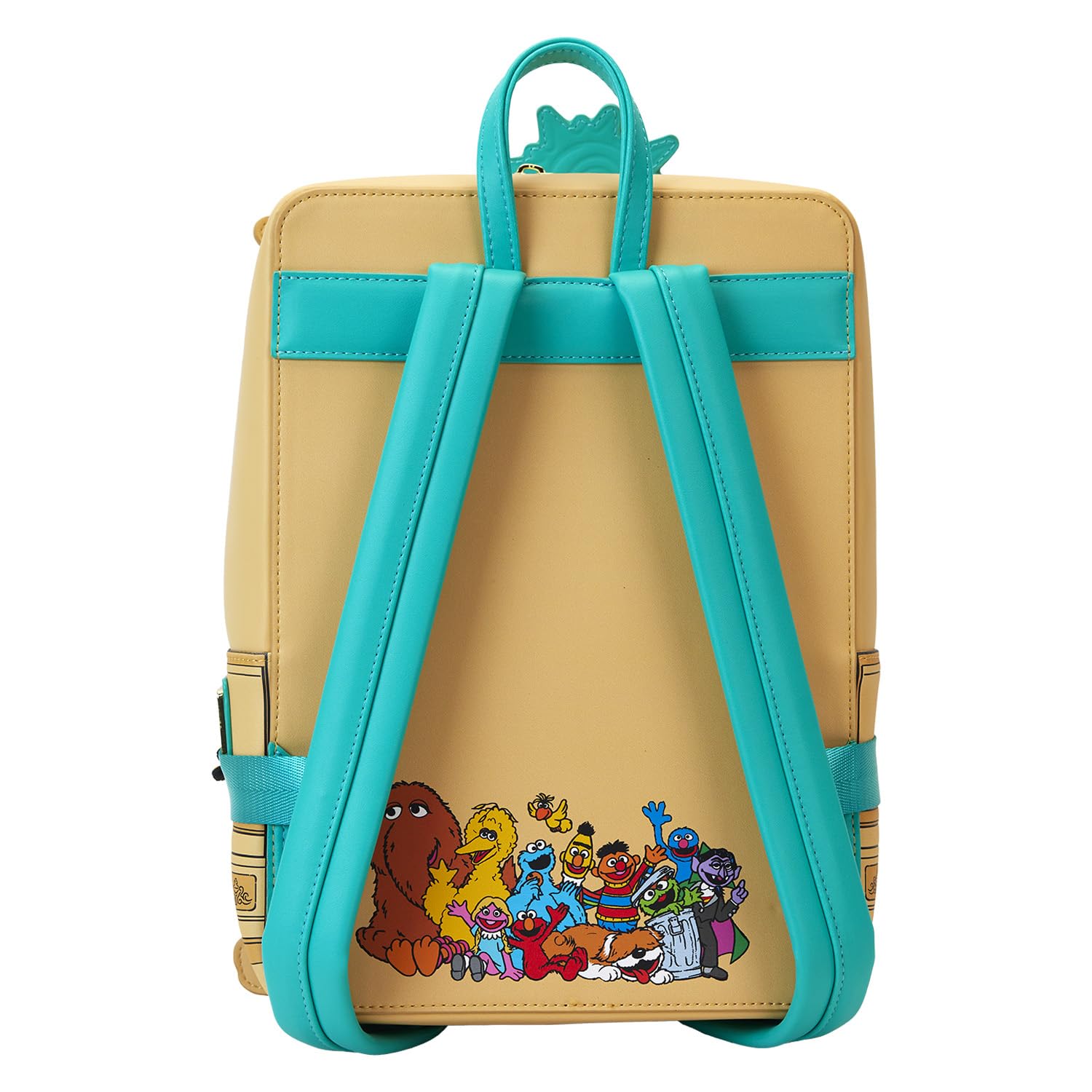 Amazon.com: Loungefly Sesame Street Corner Mini Backpack  display picture 3
