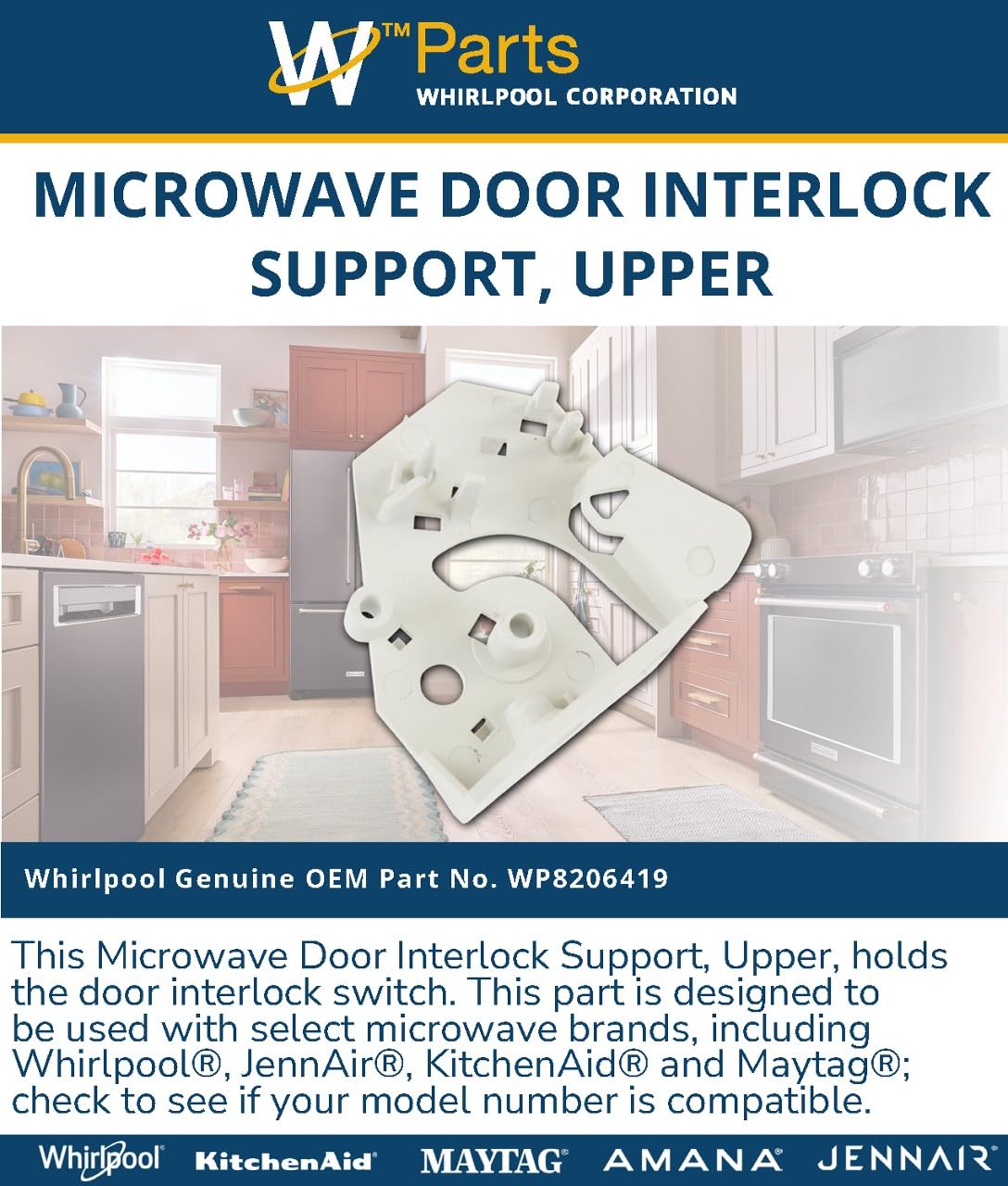 Amazon.com: Whirlpool WP8206419 Genuine OEM Microwave Door