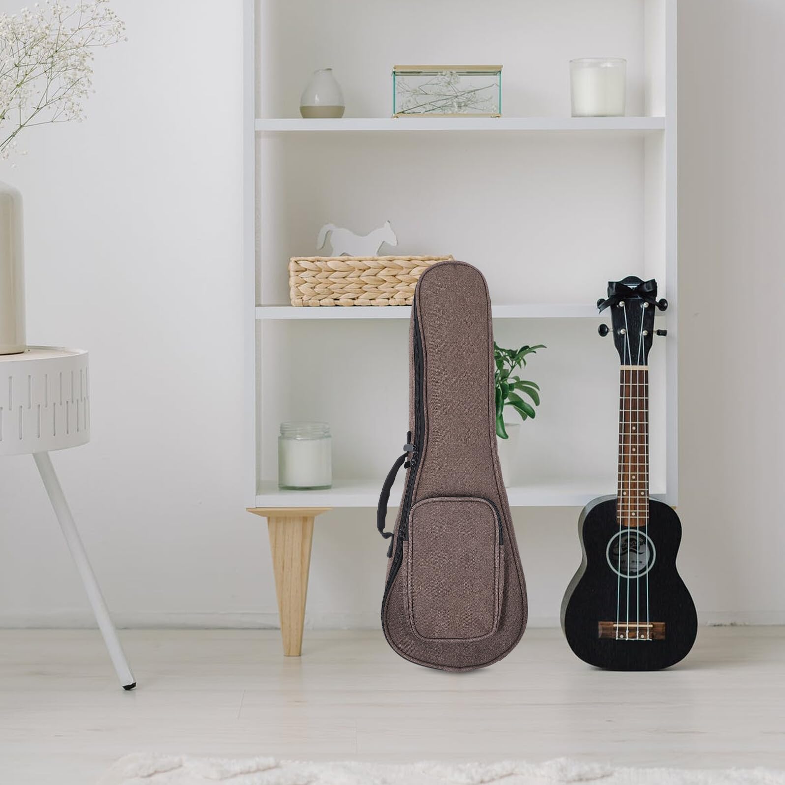 GALPADA Ukulelen Aufbewahrungstasche aus Nylon und Schwamm Langlebig und Formstabil für Ukulele Reisen und Tägliche Nutzung