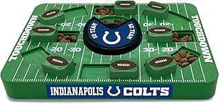 Pets First NFL Indianapolis Colts Large Puzzle Toy, New Size, Interactive Dog Treat & Slow Feeding Toy