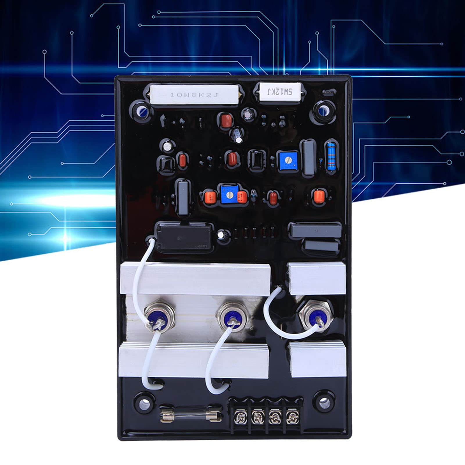Regulador de voltaje del generador AVR monofásico 2 cables automático para grupo electrógeno sin escobillas