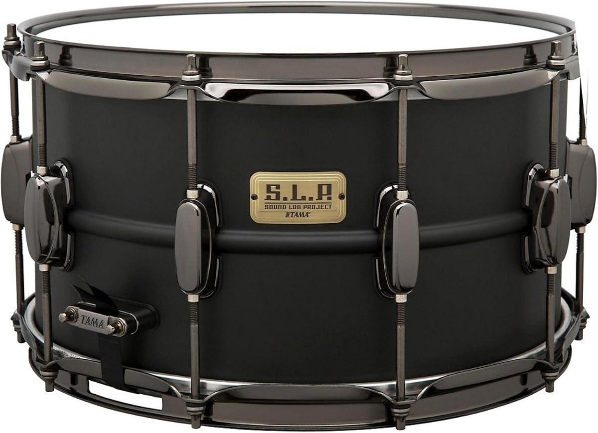 L.P. Big Black Steel Snare Drum - 8 Inches X 14 Inches Limited Edition | Key details: Snare Drum, 8 Inch X 14 Inch Limited Edition