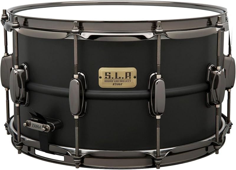 L.P. Big Black Steel Snare Drum - 8 Inches X 14 Inches Limited Edition | Key details: Snare Drum, 8 Inch X 14 Inch Limited Edition