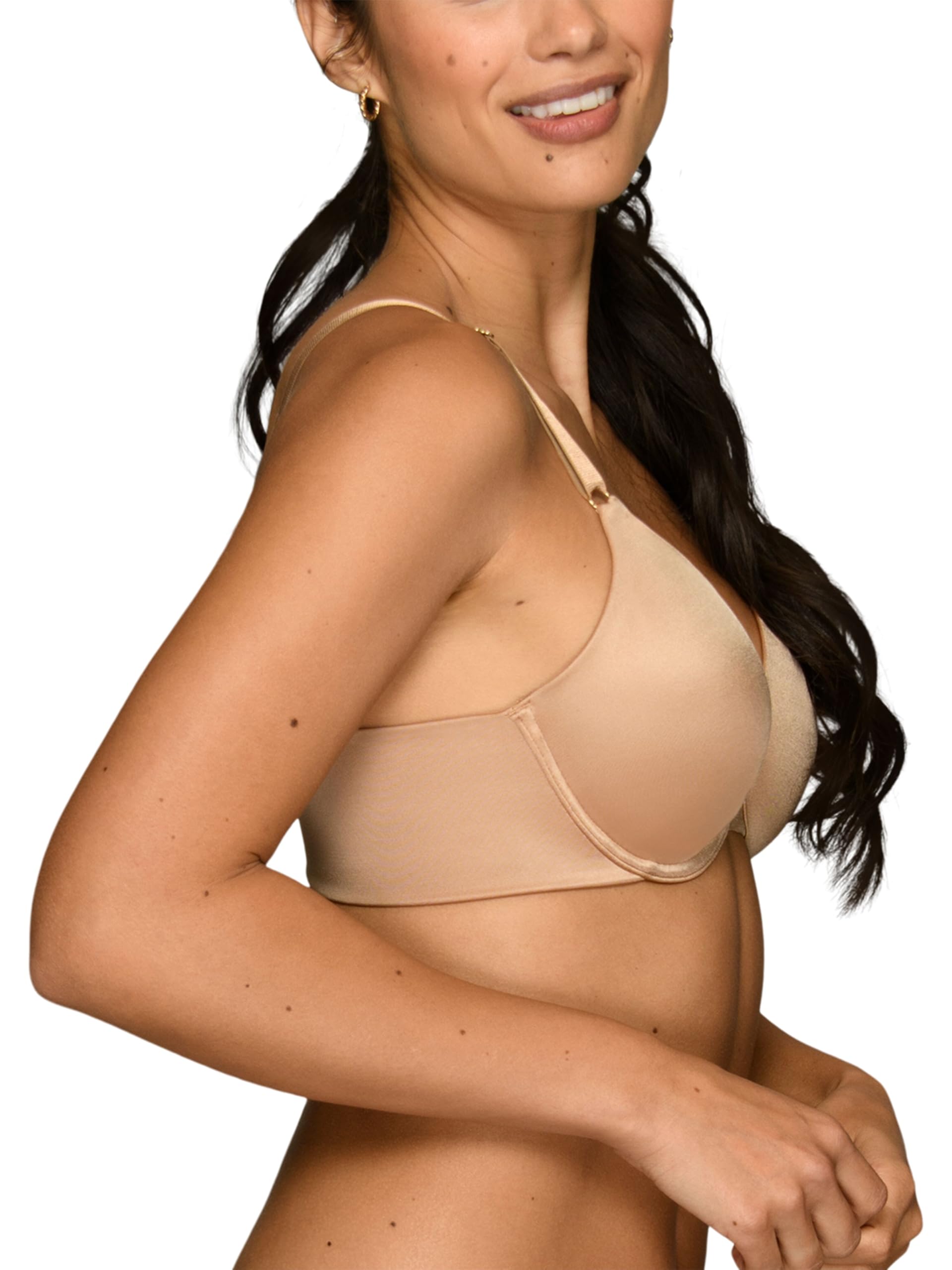 Vanity Fair Sujetador Sin Aros Beyond Comfort con Espalda Sin Costuras (34b-44dd) Sujetador de Cobertura Completa Mujer (Pack de 1)