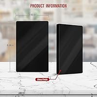 Vista 2 de ENERLITES - Placa de pared sin tornillos, cubierta de tomacorriente para ocultar imperfecciones, tamaño estándar, 1 cuadrilla, 4.68 x 2.93 pulgadas