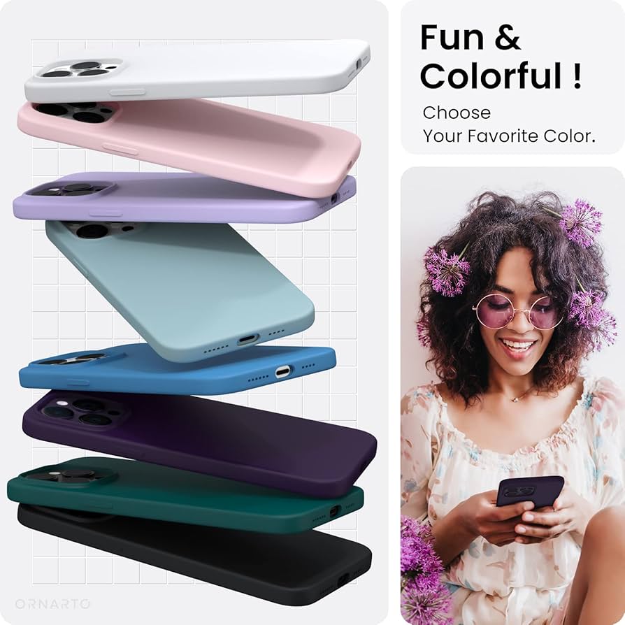 Amazon.com: ORNARTO Compatible with iPhone 14 Pro Max Case