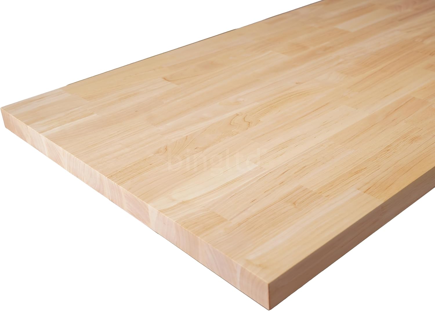 BingLTD- 6 ft x 39 in x 1.5 in Unfinished Birch Solid Wood Butcher Block Island Countertop with Square Edge