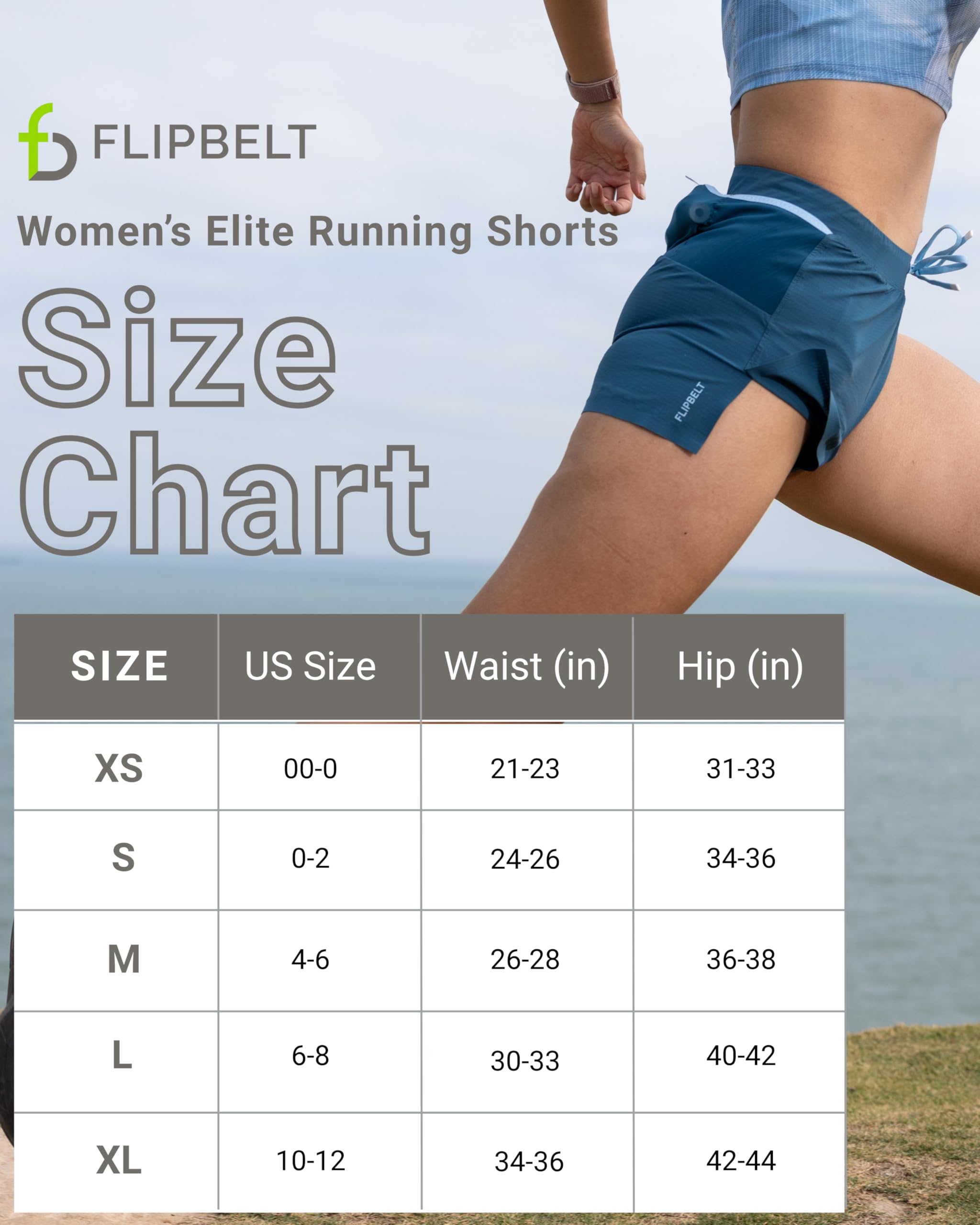 FlipBelt Women's Elite Running Shorts 3.0
