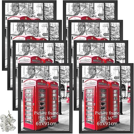 Amazon Com Giftgarden 24x36 Poster Frames 8 Pack Black Picture Photo Frame For Wall Display 24 By 36 Arts Prints Everything Else Amazon Com Giftgarden 24x36 Poster Frames 8 Pack Black Picture Photo Frame For Wall Display 24 By 36 Arts Prints Everything Else