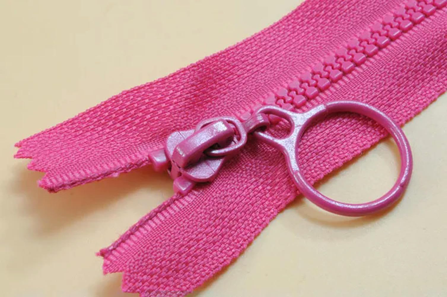 Umass Rose Red 10Pcs 3# Resin Zippers For Sewing Decorative Children's Color Zipper Puller Sleeping Bag Zipper For Garment Accessories