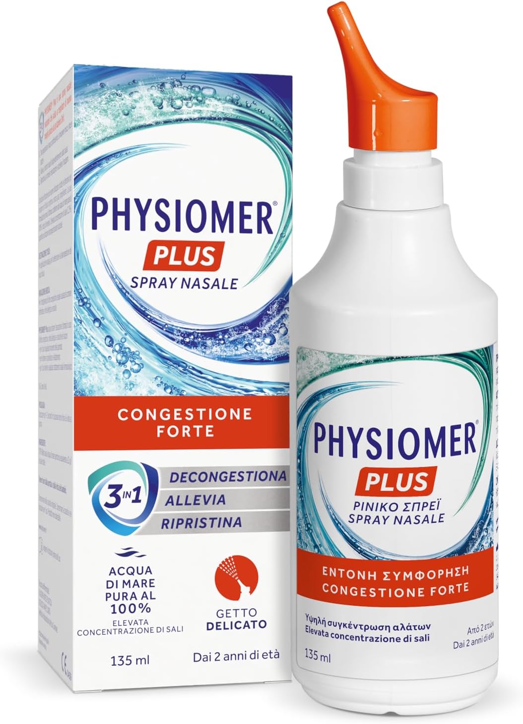 Hypertonic Nasal Spray Physiomer Csr Package 135 Ml