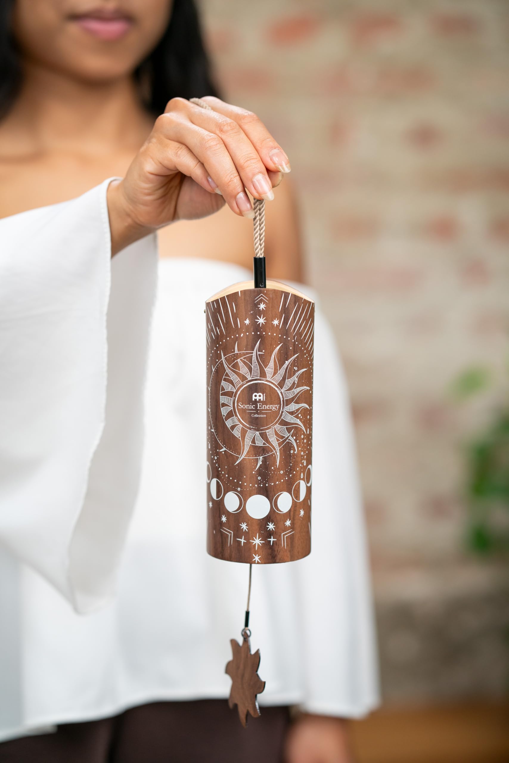 Carillon in bambù cosmico per meditazione calmante, ASMR, terapia di guarigione del suono e yoga