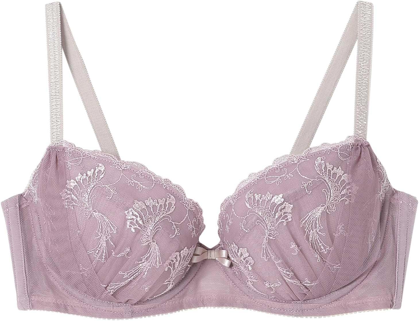 Amazon | [アンフィ] ブラジャー 寄せる機能のブラ 脇スッキリ バスト  