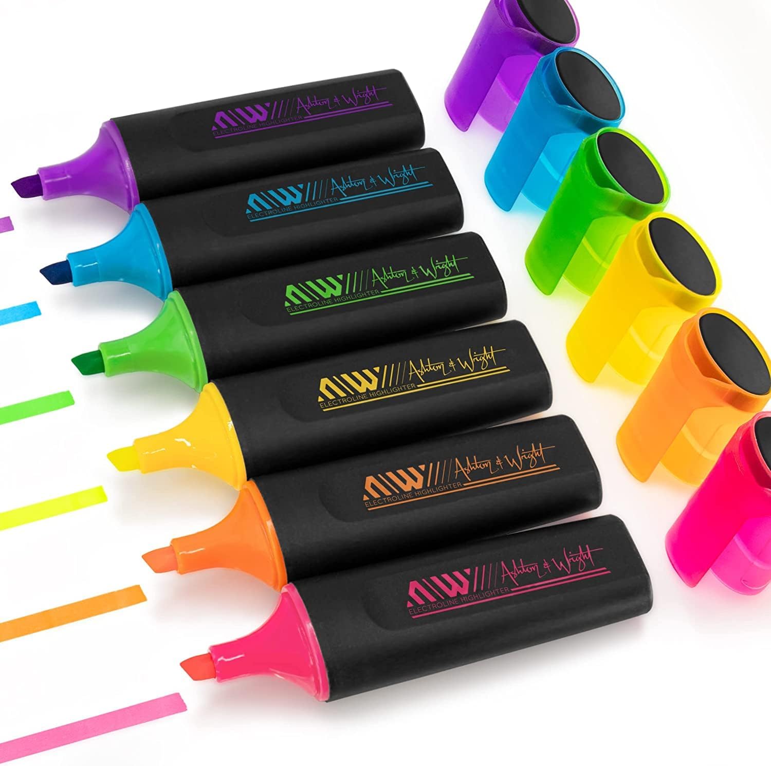 Ashton and Wright – ElectroLine Classic Highlighters – Neon 6 Pack