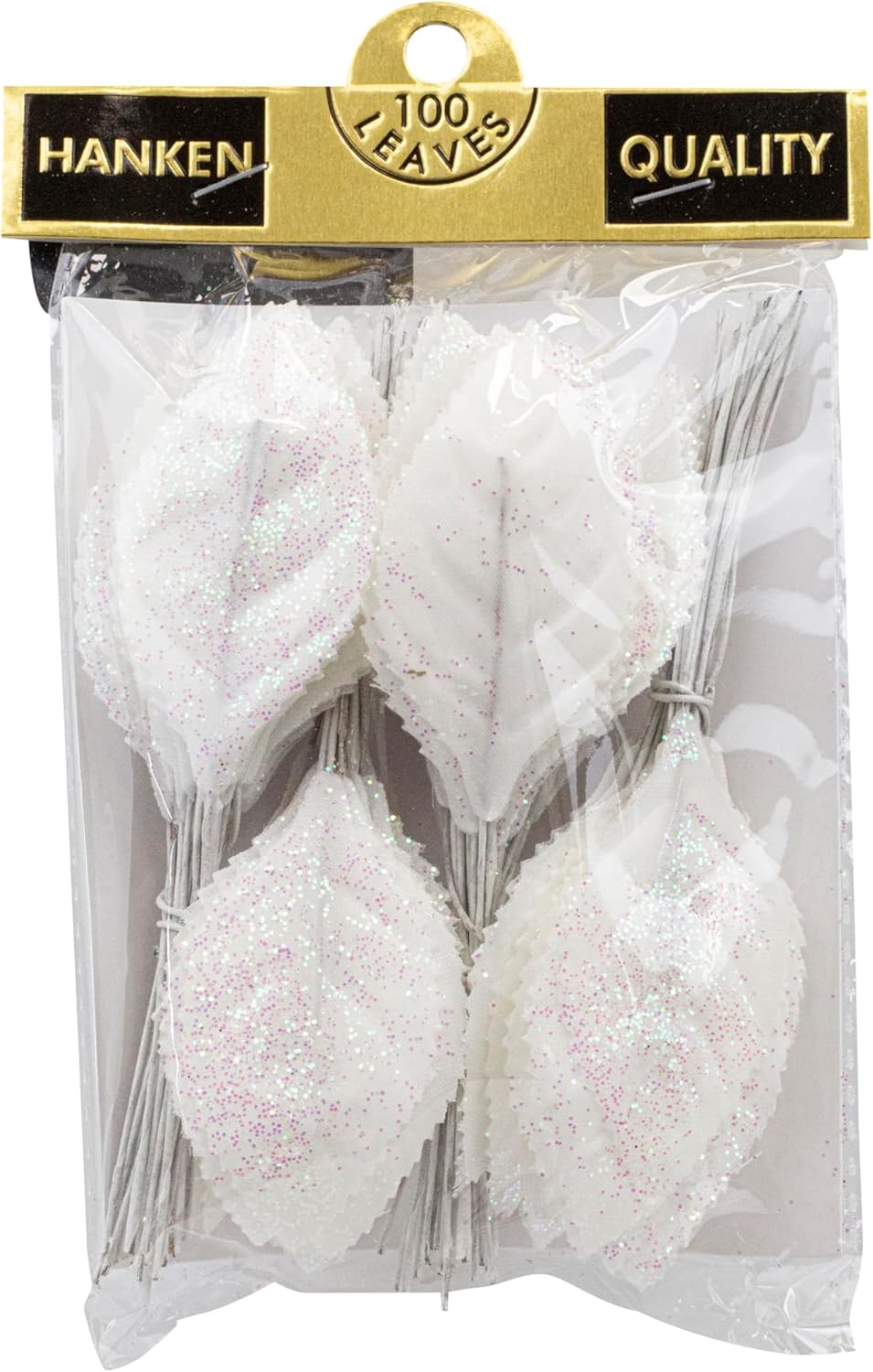 Floral Accessories - Med Satin Leaf 100 Pc Rd, Iridescent, 1 Bag