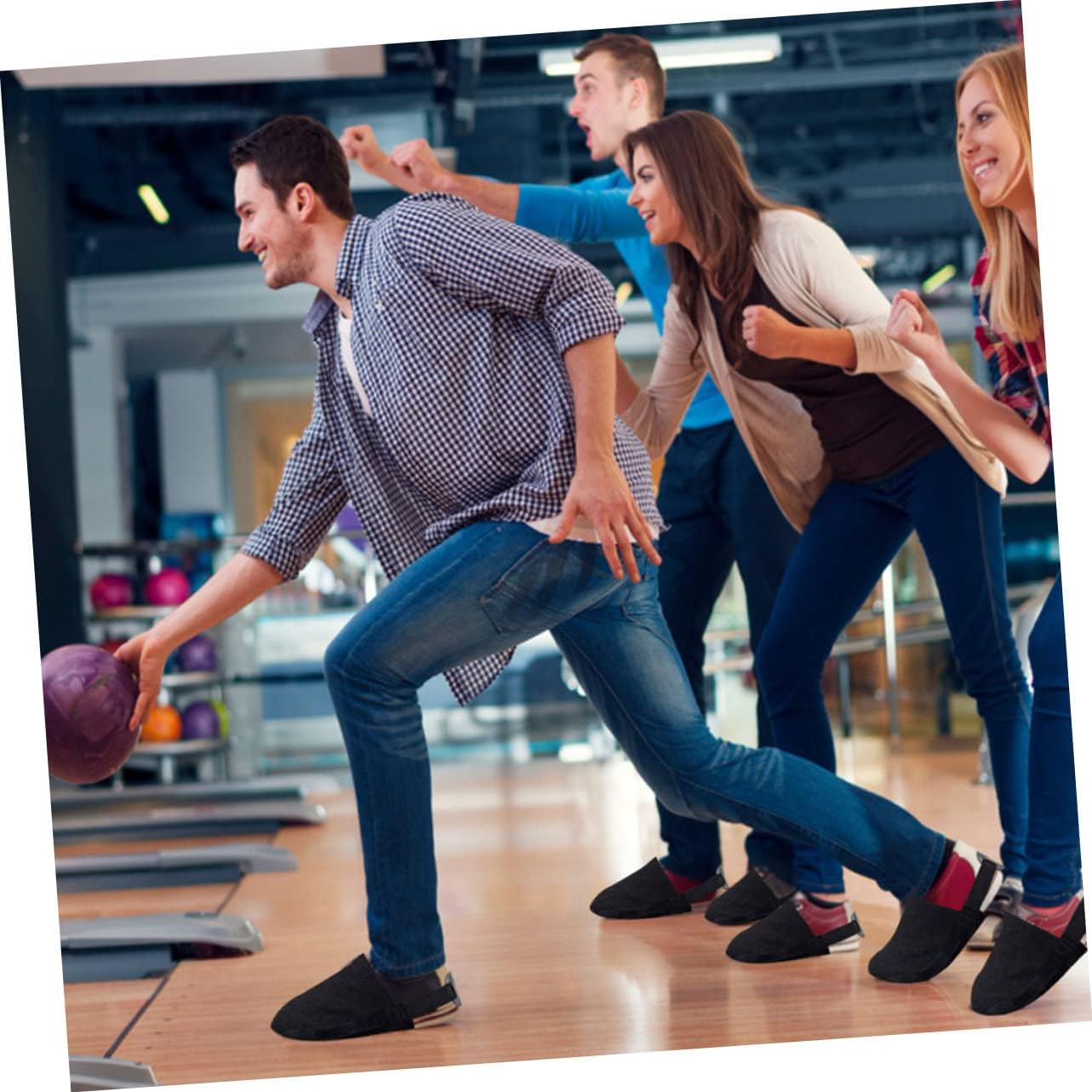 BESPORTBLE 2 Pairs Bowling Shoe Covers Bowling Sports Supplies Bowling Balls for Men Bowl Shoe Protector Bowling