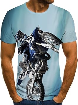 Amazon Co Jp Huudnhyk モトクロス3dプリンティングストリートメンズファッションカジュアルoネック半袖トップメンズtシャツ 服 ファッション小物 Amazon Co Jp Huudnhyk モトクロス3dプリンティングストリートメンズファッションカジュアルoネック半袖トップメンズtシャツ 服 ファッション小物