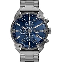 Diesel Spiked Chronograph Gunmetal Stainless Steel Men's Watch Model DZ4724