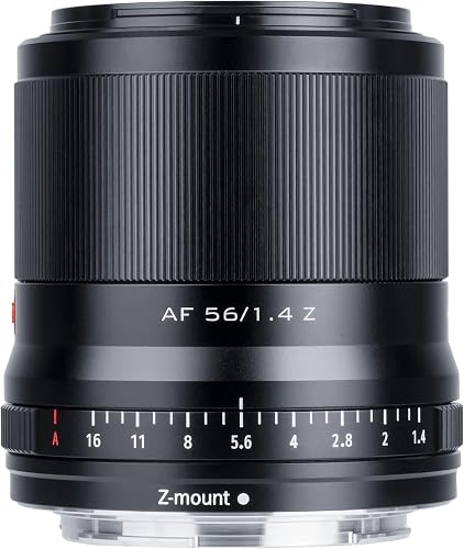 VILTROX 56mm f/1.4 F1.4 Z Mount Lens, APS-C Z-Mount Lens for Nikon Zfc Z50 Z6 ii Z7 ii Z5