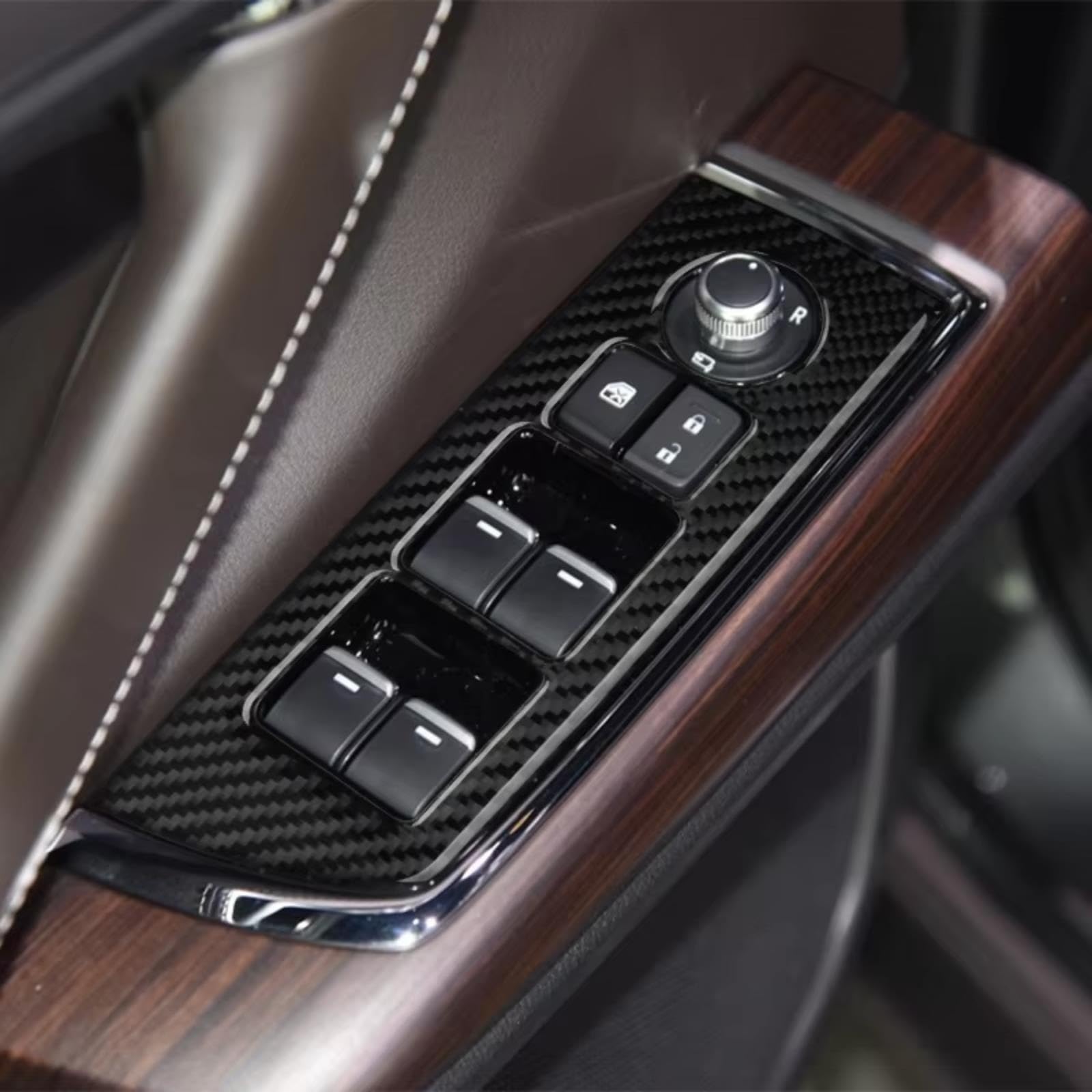 Adesivi Per Pulsanti Auto Per Mazda Per CX-9 Adesivo Pannello Auto | Per 2016 2017 2018 2019 2020 Finestra Ascensore Pulsante Decorazione Copertura Trim Adesivo Accessori Auto(Model 1)