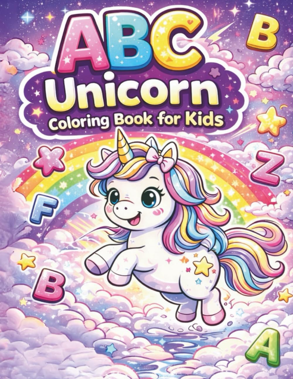 ABC Unicorn Coloring Book for Kids