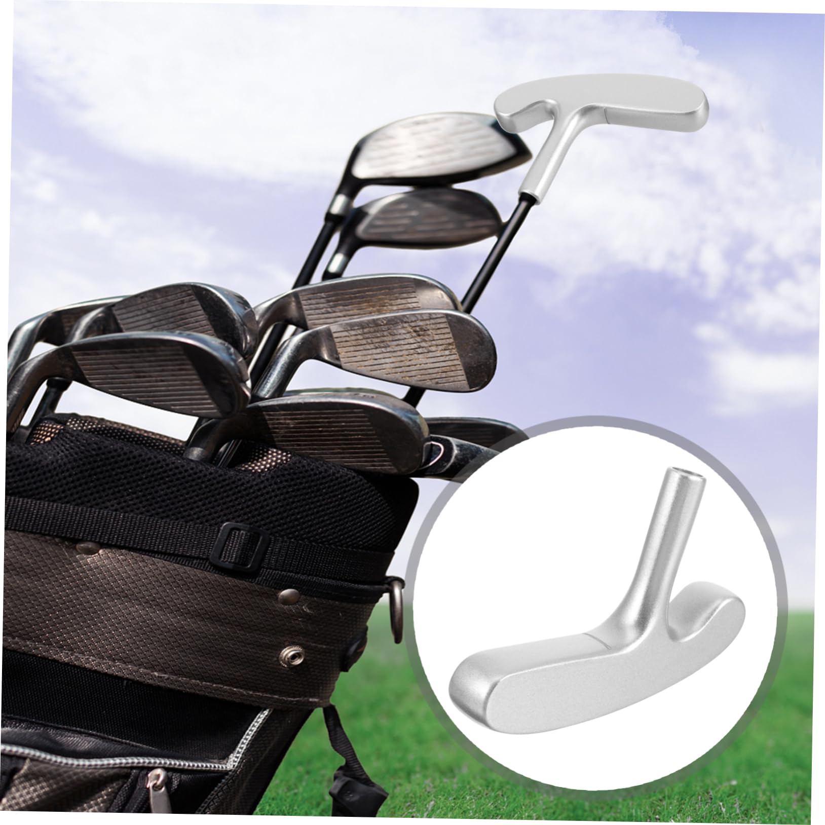 KESYOO Replacement Golf Putter Head Portable Golf Club Head Cover for Golfing Supplies