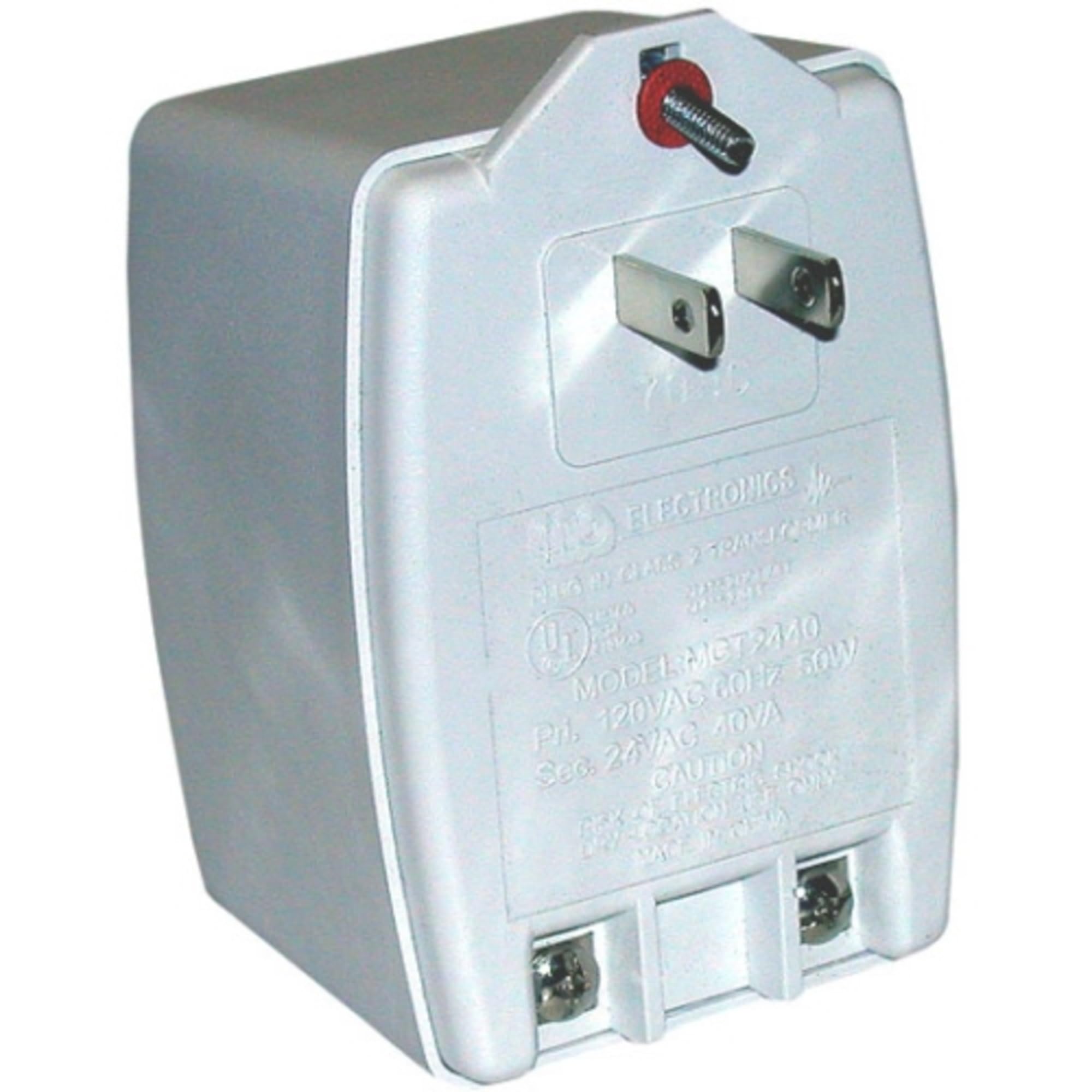 MG Electronics Class II Transformer - 12 Volt AC, 40 VA, UL/CSA Approved : MGT-1240