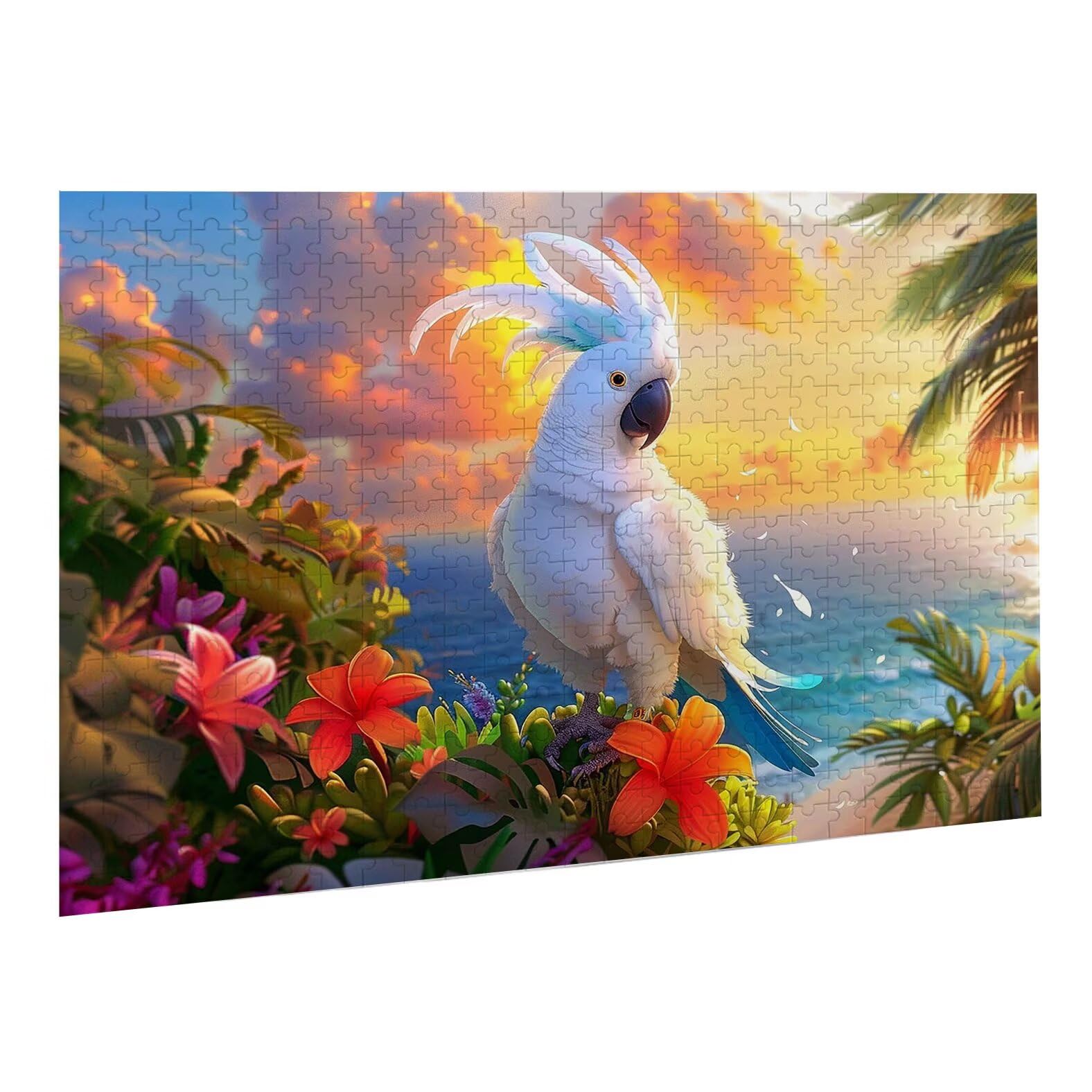 Puzzle dla dorosłych, 6000 sztuk, trudne drewniane puzzle, gra, gra logiczna, gra ręczna, dekoracja rodzinna, kreatywna rozrywka, prezent 105 x 179 cm zwierzę papuga 1 K0F-405