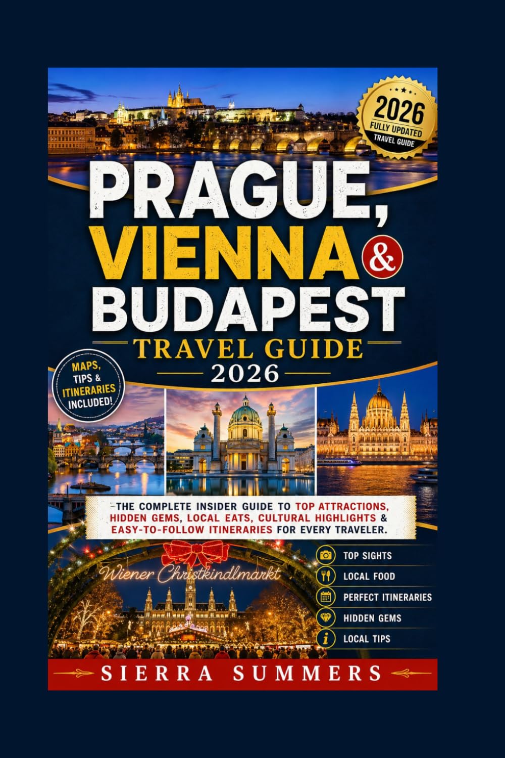 Prague, Vienna & Budapest Travel Guide 2026: The Complete Insider Guide to Top Attractions, Hidden Gems, Local Eats, Cultural Highlights & Easy-to-Follow Itineraries for Every Traveler.