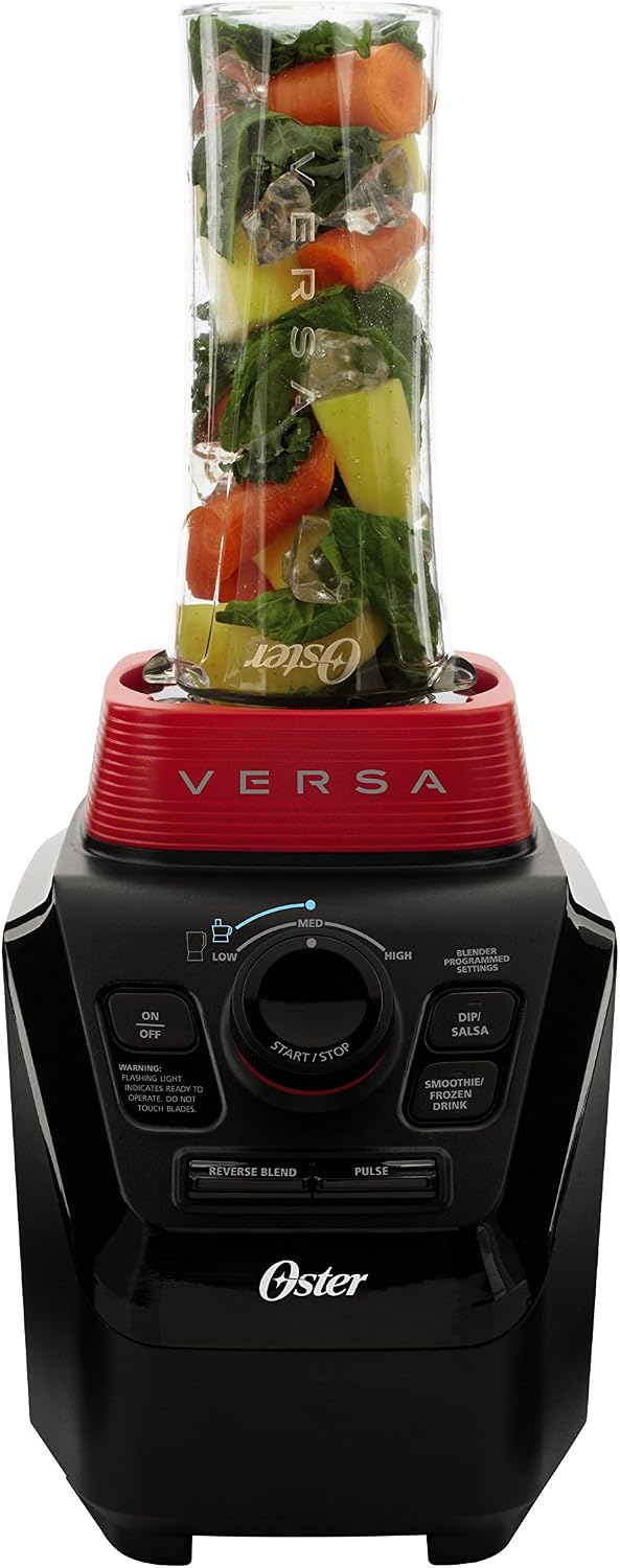 Oster BLSTVB-103-000 Versa 1100-watt Professional Performance Blender with Two 20-Ounce Blend'N Go Cups