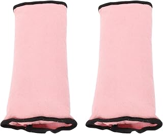 Rengue Seat Belt Cover Pad for Kids, Plush Support Travel Pillow for Toddlers, Soft Neck Rest 2 Pack for Car Rides and Road Trips