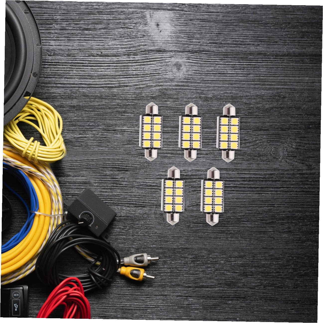 OUNONA 24piezas Bombillas Led Festoon Luz Interior Para Automóviles Bajo Consumo Distribución De Luz Uniforme Compatible
