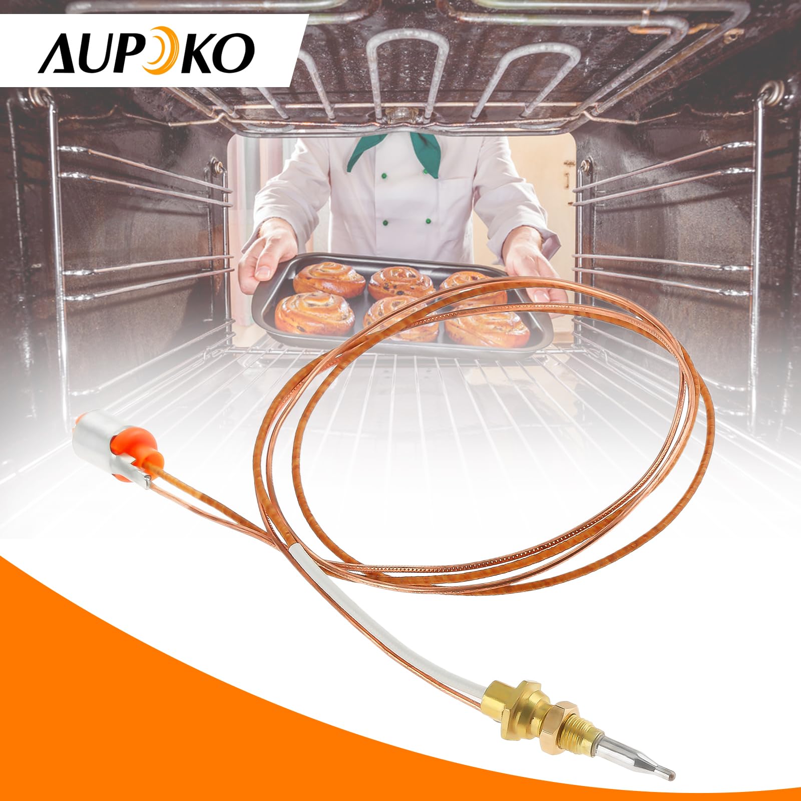 60cm Gas Thermoelement M6x0.75 Universal Kamin Teile Für Kamin Gasherd Heizung Brenner