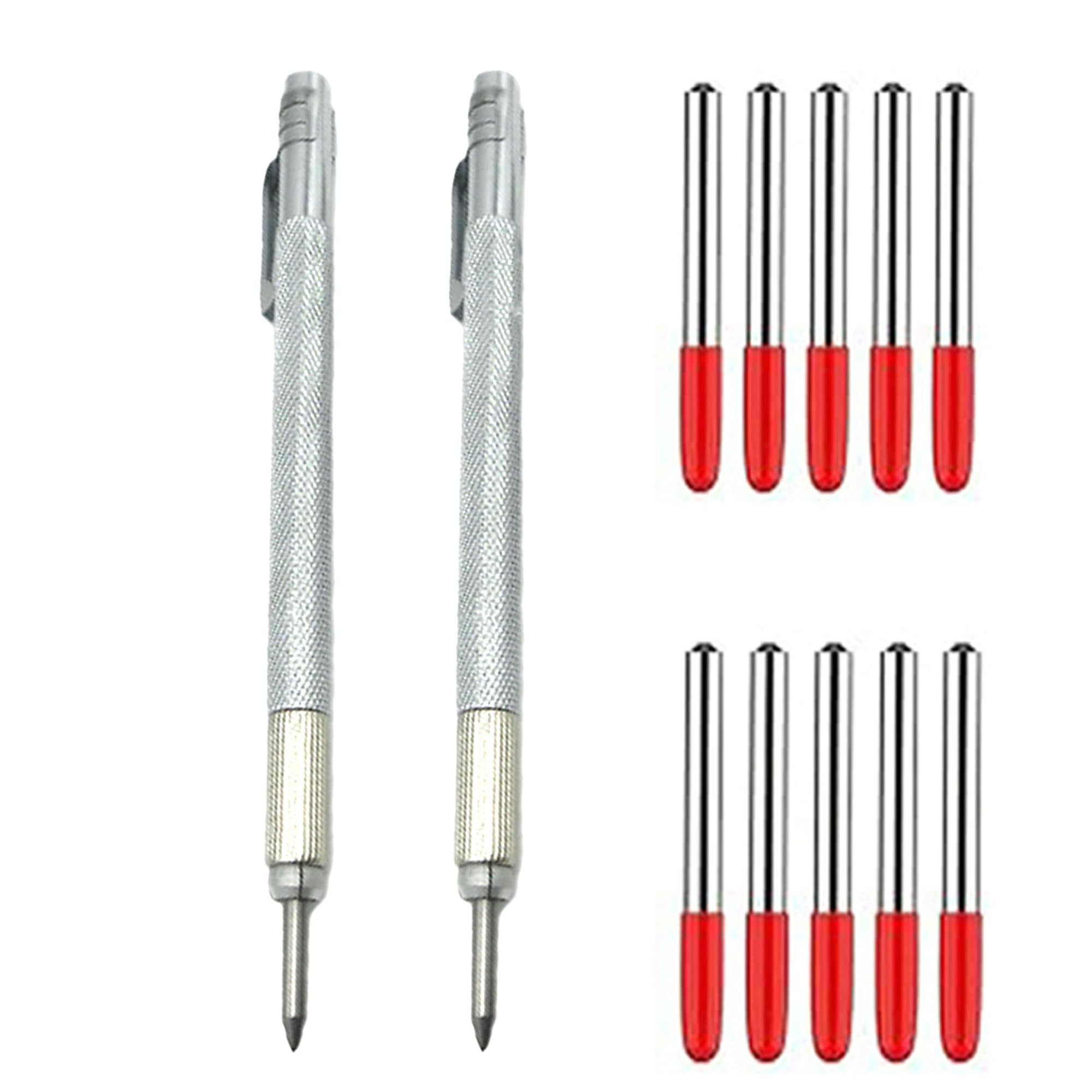 Tungsten Carbide Scriber Tool with Magnet with Extra 30 Replacement Marking Tip Engraving Pen for Metal, Wood Glass, Plastic and Ceramics — Amazon image 9