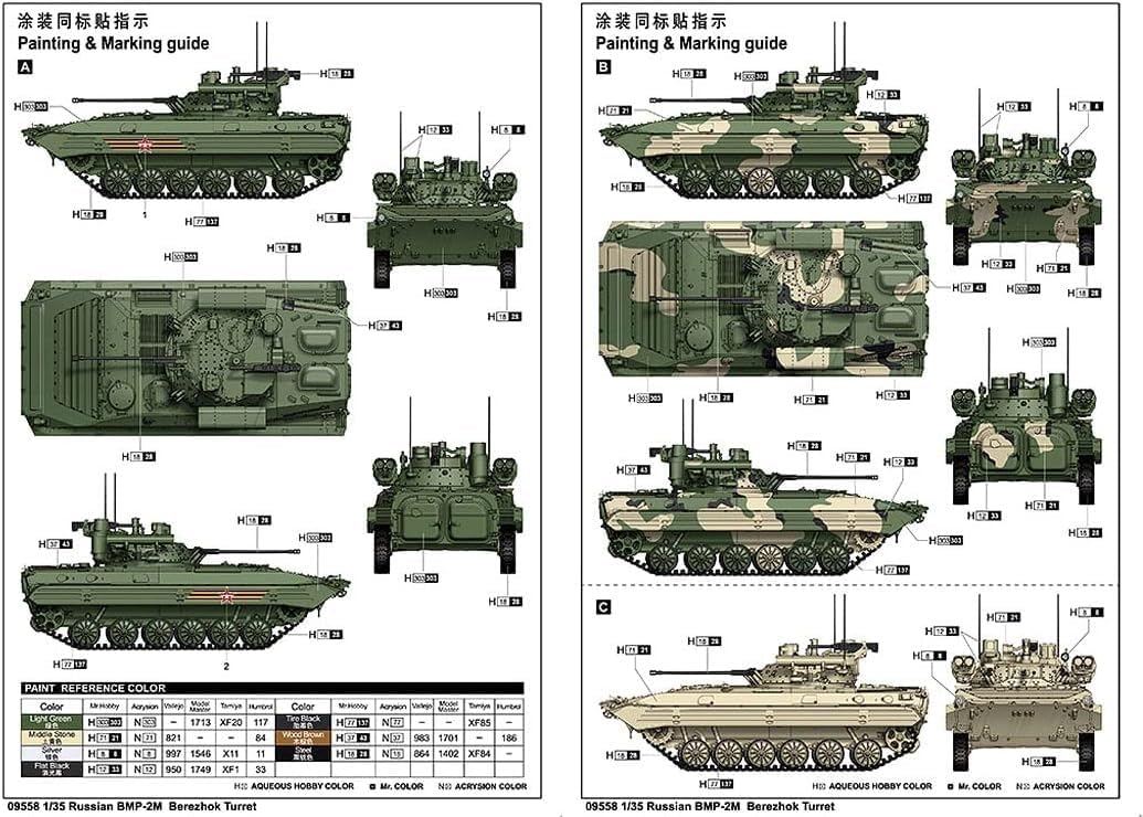 Trumpeter 09558 1/35 BMP-2M Belezok Turret Plastic Model