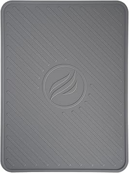 BLACKSTONE 4222 Silicone Large Griddle Spatula Mat, Serving Spoon Drip Pad & Grill Utensil Holder for Kitchen, Stovetop, Cooking & Countertop-Heat Resistant, Non Slip, Heavy Duty 9.25" x 12.2"