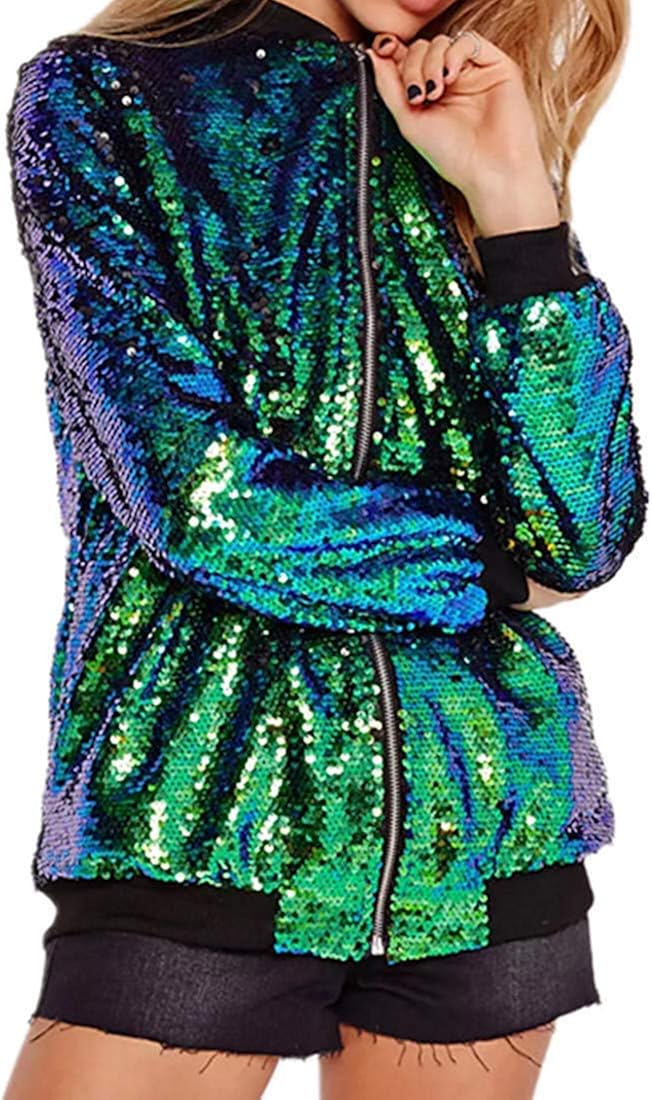 green sparkle jacket
